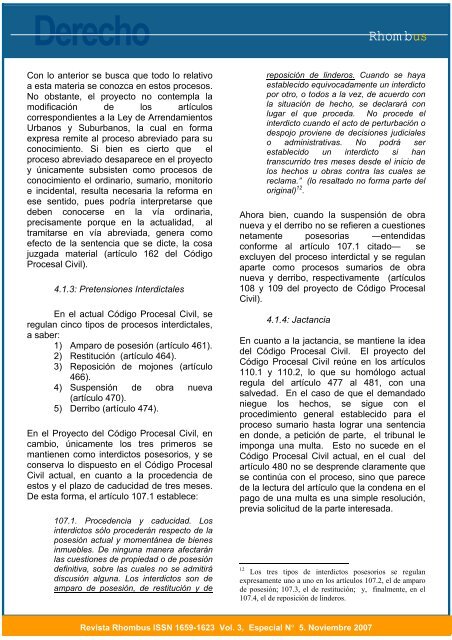 AnÃ¡lisis comparativo del proceso sumario en el CÃ³digo ... - Ulacit