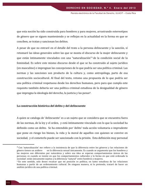 IV EdiciÃ³n Revista Derecho en Sociedad - Ulacit