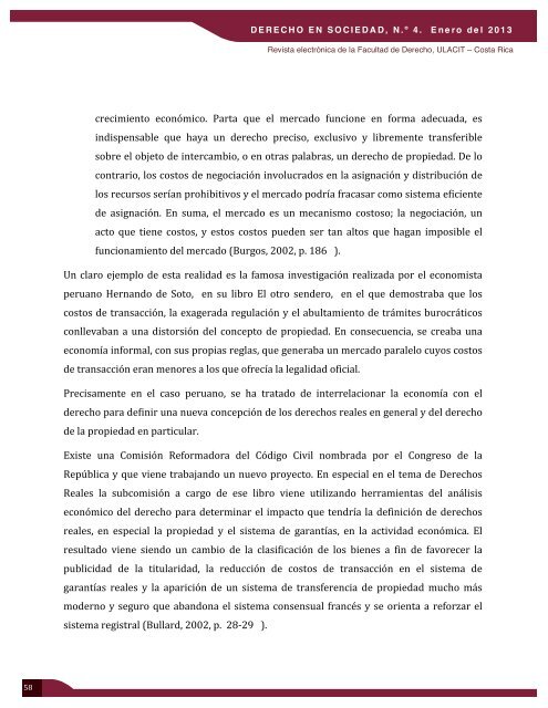 IV EdiciÃ³n Revista Derecho en Sociedad - Ulacit
