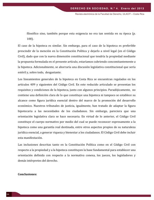 IV EdiciÃ³n Revista Derecho en Sociedad - Ulacit