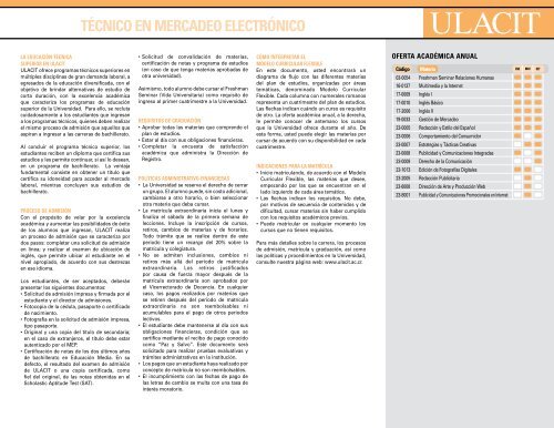 tÃ©cnico en mercadeo electrÃ³nico - Ulacit