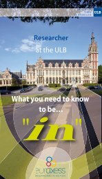 Researcher at the ULB. What you need to know to beâ¦