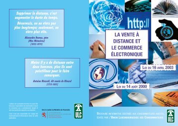 Page de couverture - Union luxembourgeoise des consommateurs