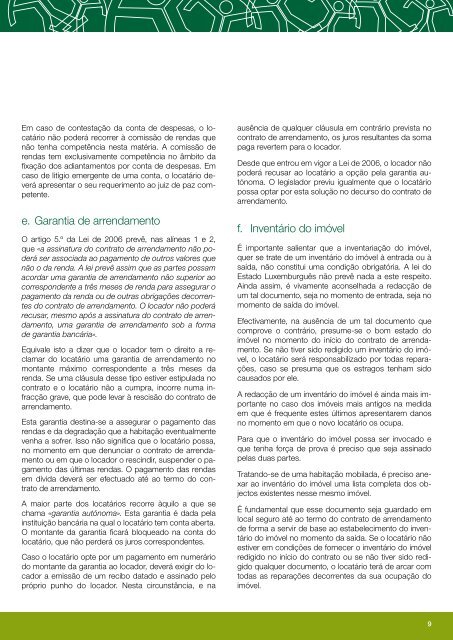 Contrato de arrendamento - Union luxembourgeoise des ...