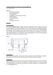 Versuchsprotokoll zur Messung der Potentialdifferenz ... - Ulfkonrad.de