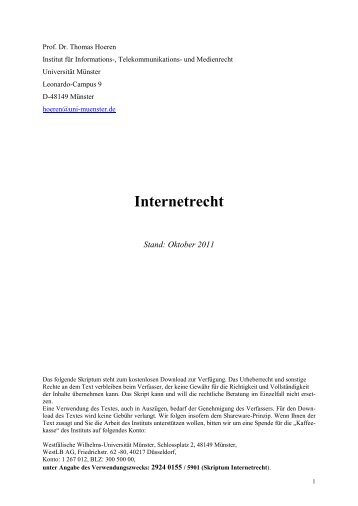 Internetrecht - ulf-theis.de