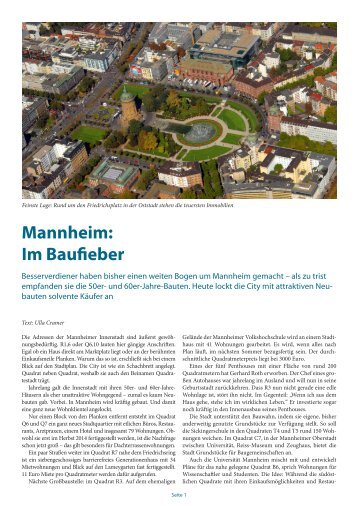 Mannheim: Im Baufieber