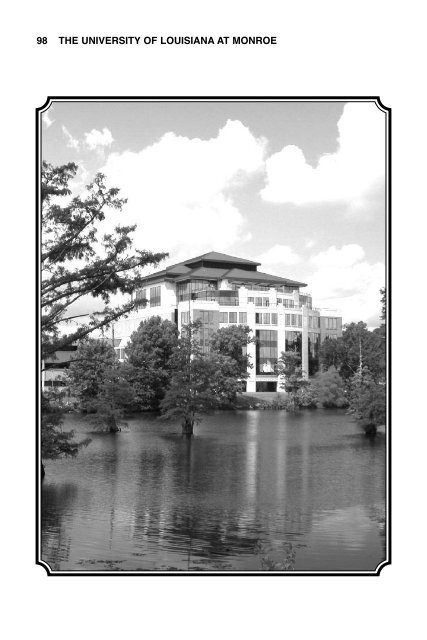 08-09 Graduate Catalog/w pics - University of Louisiana at Monroe