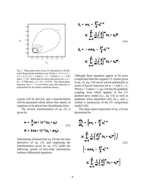 Analytic Solutions to a Family of Lotka-Volterra Related Differential ...