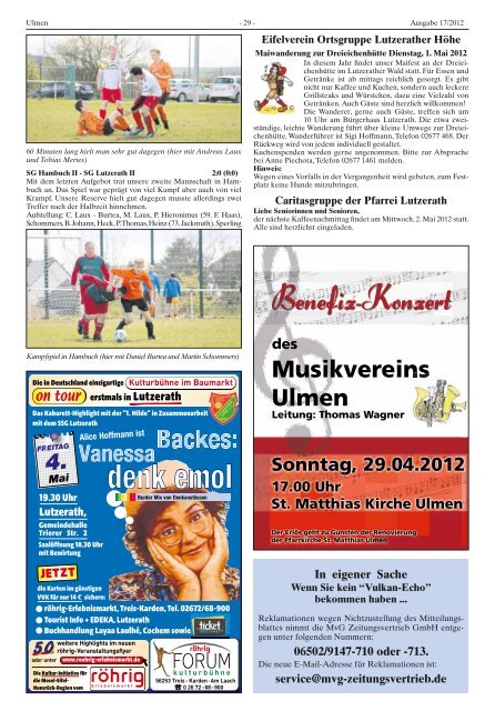 Ausgabe 17/2012 - Verbandsgemeinde Ulmen