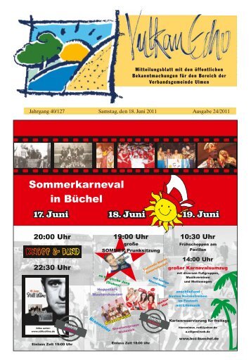 Ausgabe 24/2011 - Verbandsgemeinde Ulmen