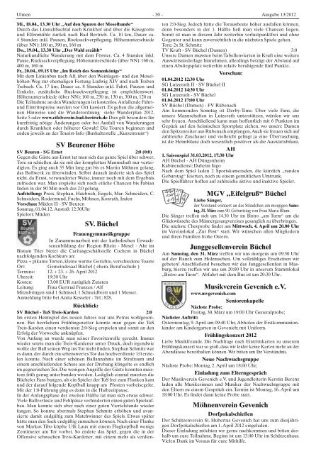 Ausgabe 13/2012 - Verbandsgemeinde Ulmen