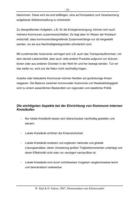 Memorandum zum Klimawandel (PDF) - Climate-Change-Blog!