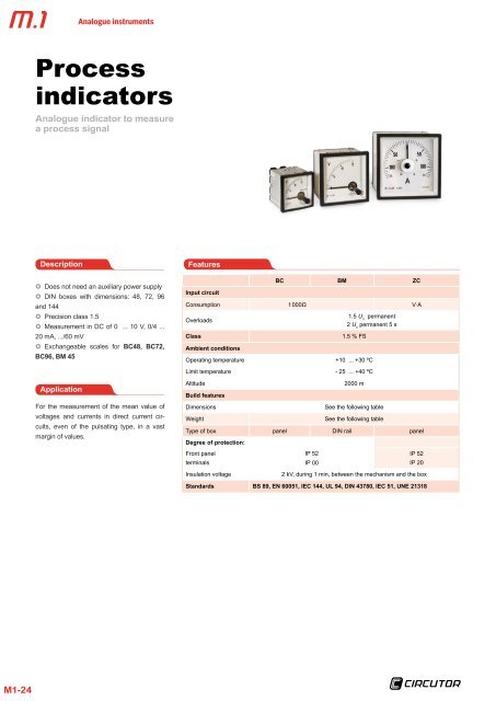 Analogue instruments - Ulrichmatterag.ch