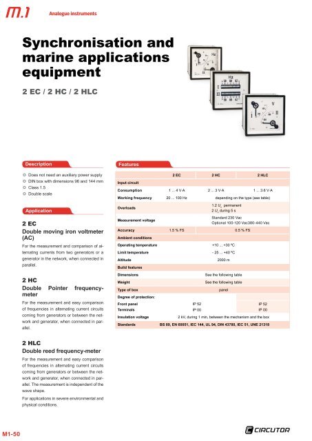 Analogue instruments - Ulrichmatterag.ch