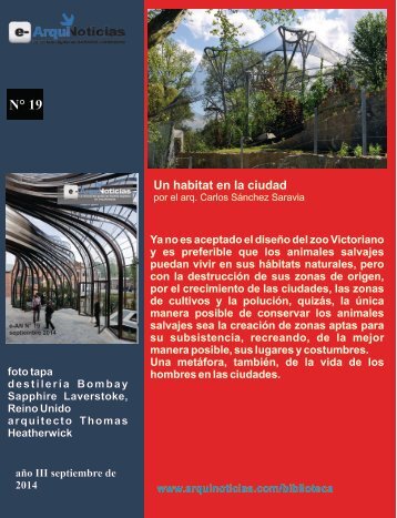 e-AN N° 19 nota N° 1 Un habitat en la ciudad por el Arq. Carlos Sánchez Saravia