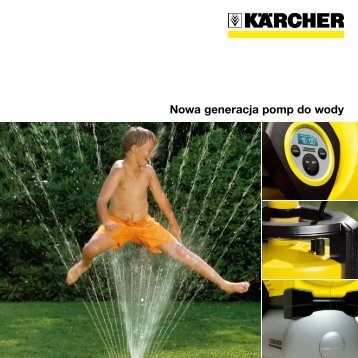 Nowa generacja pomp do wody - Karcher