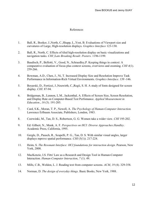 Task Performance Metrics on Liquid Crystal Displays - Computer ...