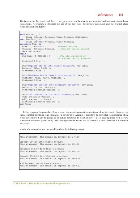 Object-oriented Software in Ada 95