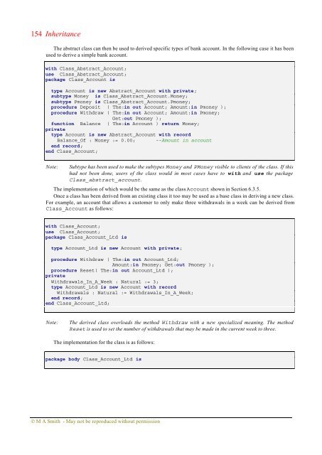 Object-oriented Software in Ada 95