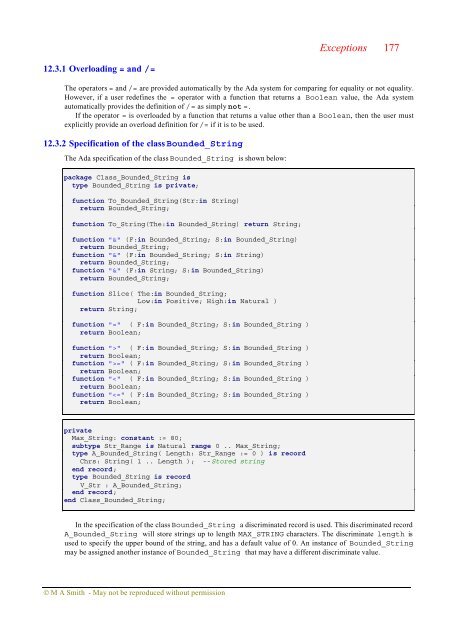 Object-oriented Software in Ada 95