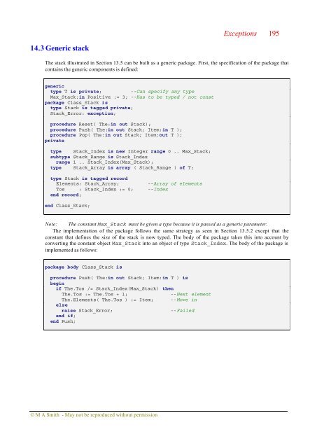 Object-oriented Software in Ada 95