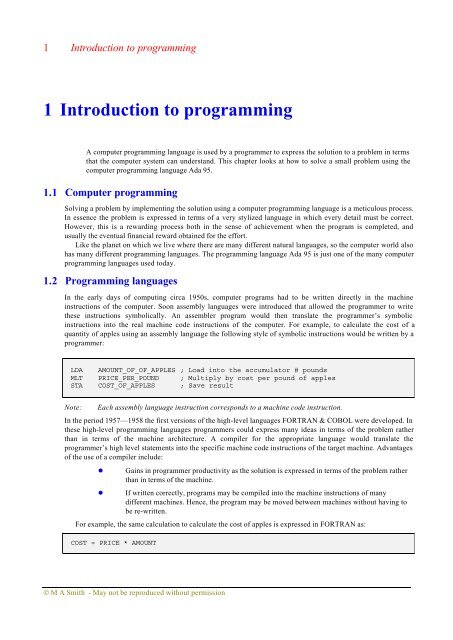 Object-oriented Software in Ada 95