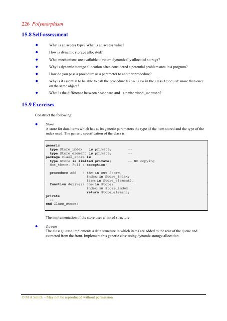 Object-oriented Software in Ada 95