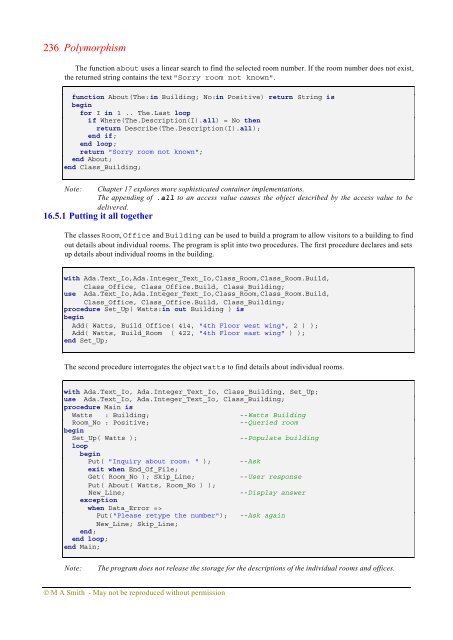 Object-oriented Software in Ada 95