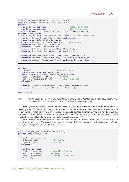 Object-oriented Software in Ada 95