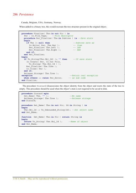 Object-oriented Software in Ada 95