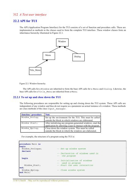 Object-oriented Software in Ada 95