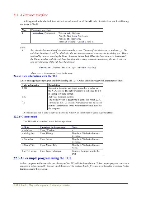 Object-oriented Software in Ada 95