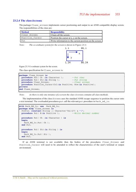 Object-oriented Software in Ada 95