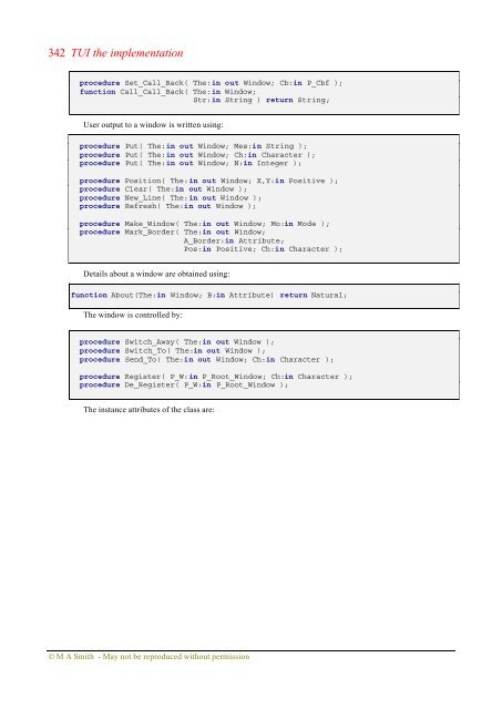 Object-oriented Software in Ada 95