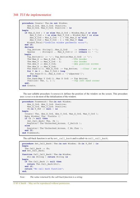 Object-oriented Software in Ada 95