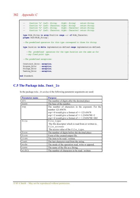 Object-oriented Software in Ada 95