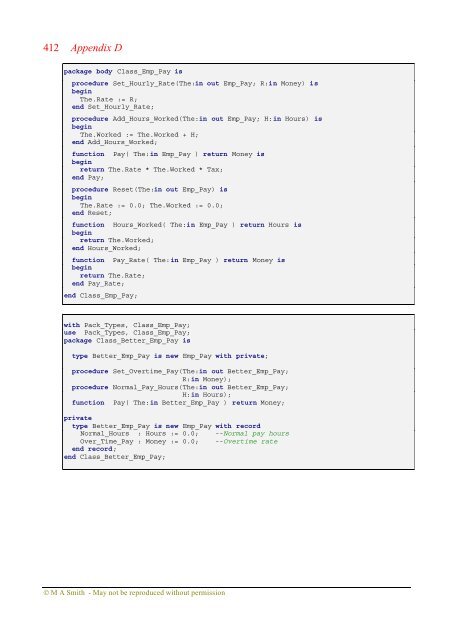 Object-oriented Software in Ada 95