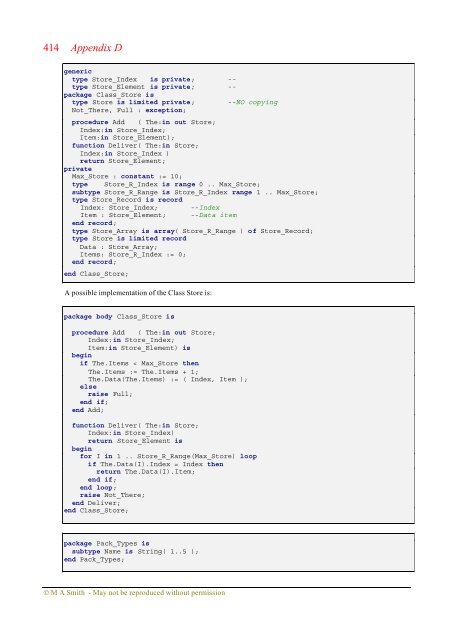 Object-oriented Software in Ada 95