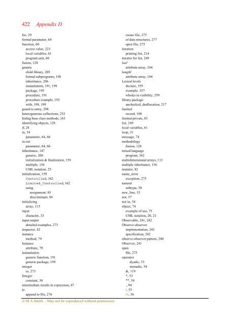 Object-oriented Software in Ada 95