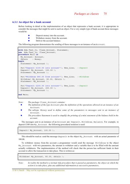 Object-oriented Software in Ada 95