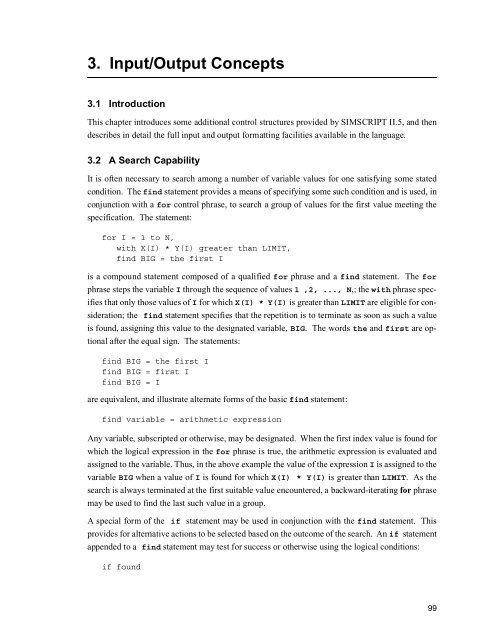 SIMSCRIPT II.5 Programming Language