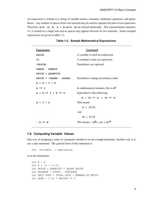 SIMSCRIPT II.5 Programming Language