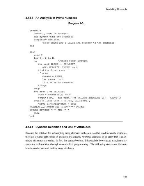 SIMSCRIPT II.5 Programming Language