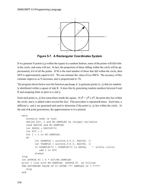 SIMSCRIPT II.5 Programming Language