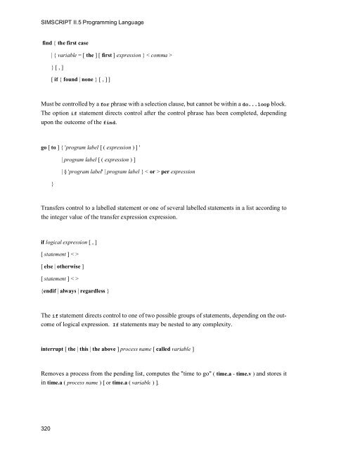 SIMSCRIPT II.5 Programming Language