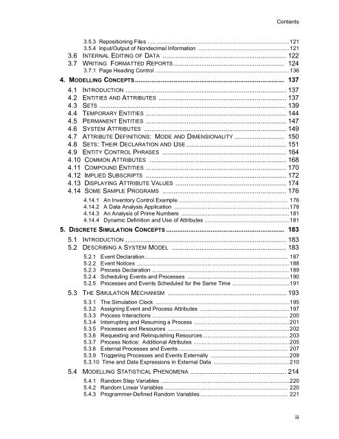 SIMSCRIPT II.5 Programming Language