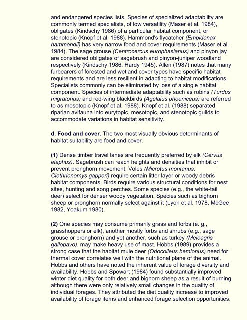 FIRE EFFECTS GUIDE - National Wildfire Coordinating Group