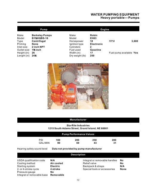 Water Handling Equipment Guide - National Wildfire Coordinating ...