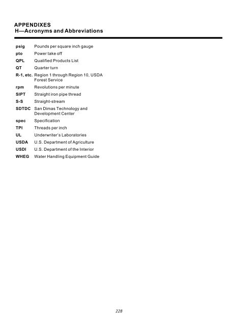 Water Handling Equipment Guide - National Wildfire Coordinating ...